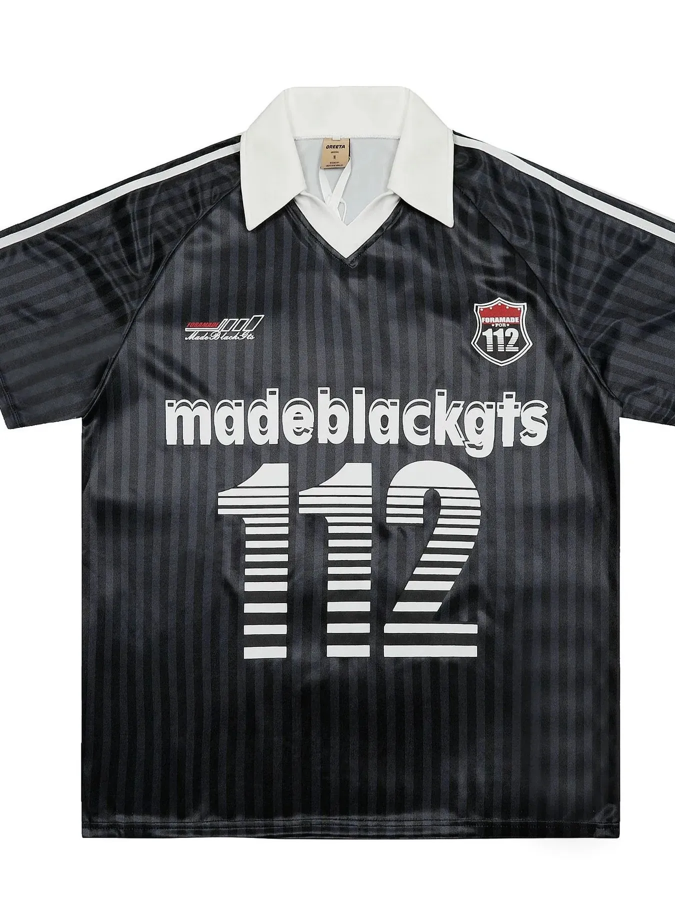 Men's Striped Contrast Collar Polo Shirt sold by Gigi Laurent product image thumbnail 2