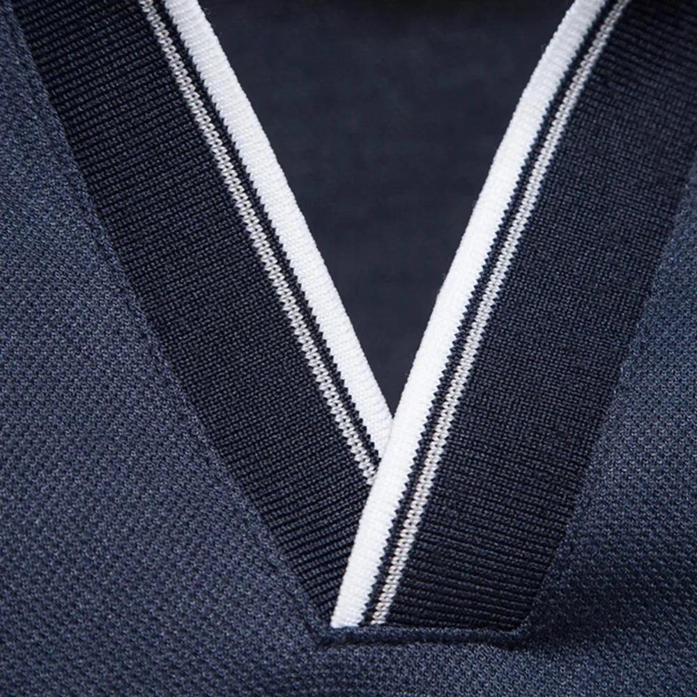 Men's Contrast Trim Short Sleeve Polo Shirt sold by Gigi Laurent product image thumbnail 3