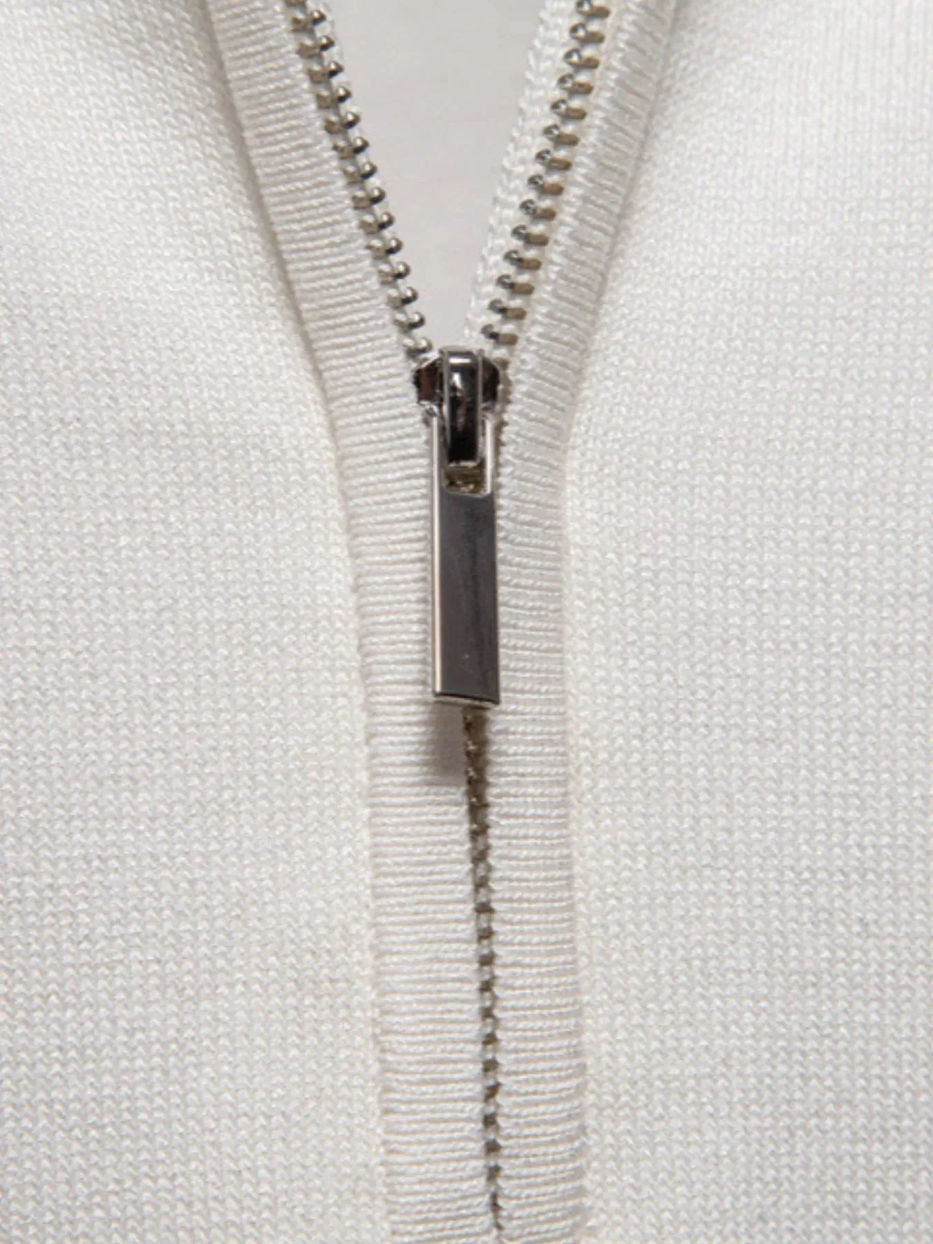 Men's Classic Zip-Neck Knitted Polo Shirt sold by Gigi Laurent product image thumbnail 4