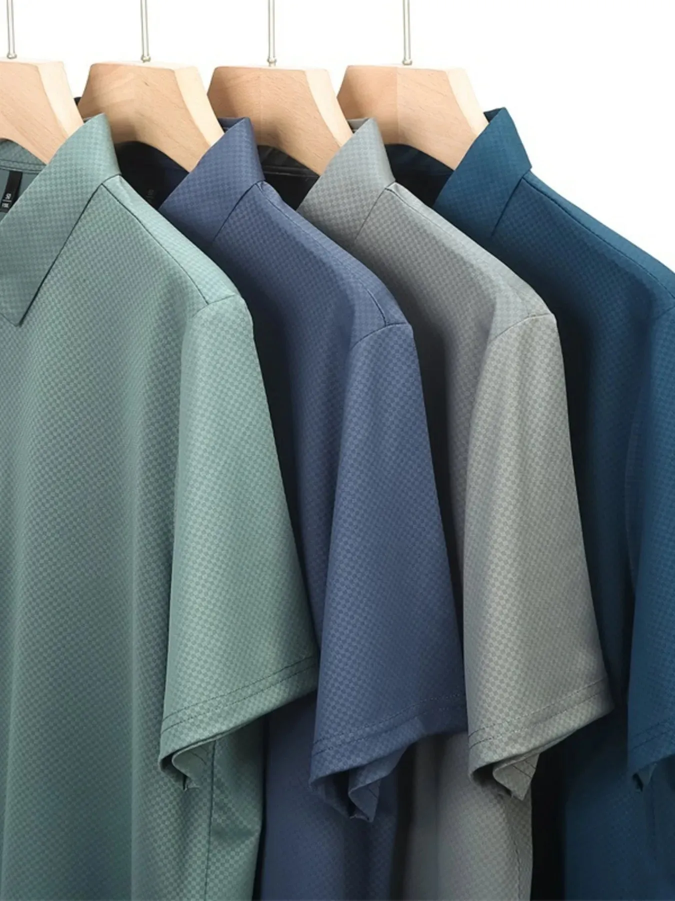 Men's Plus Size Casual Breathable Quick-Dry Polo Shirt sold by Gigi Laurent product image thumbnail 4