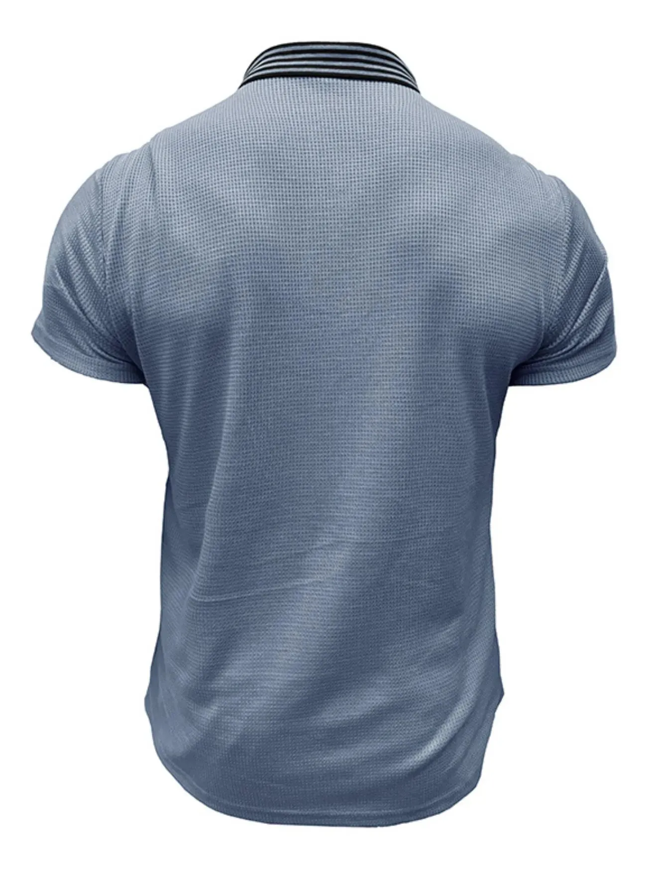 Men's Classic Textured Golf Polo Shirt sold by Gigi Laurent product image thumbnail 4