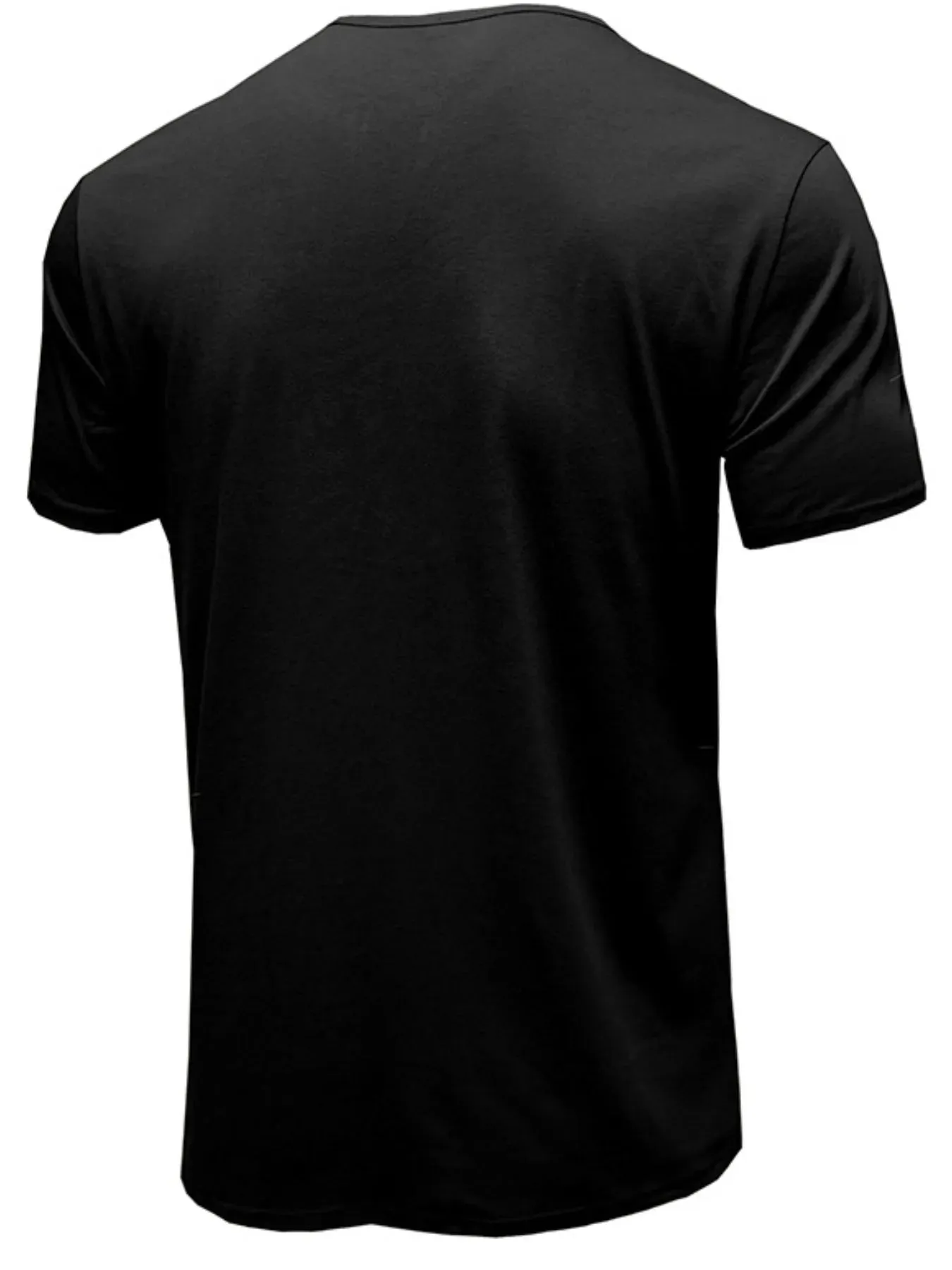 Men's Classic Henley Short Sleeve Polo Shirt sold by Gigi Laurent product image thumbnail 4