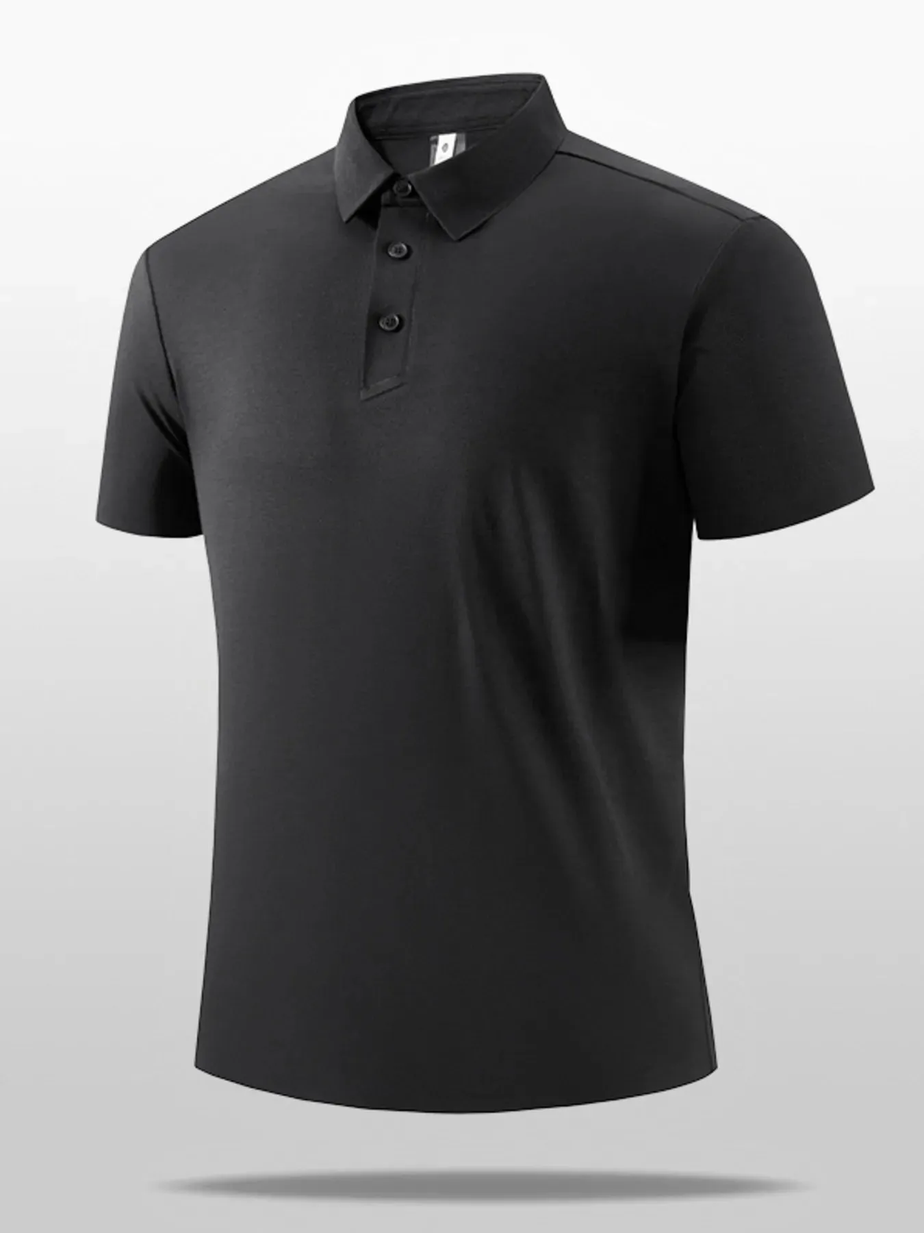Men's Plus Size Short Sleeve Polo Shirt sold by Gigi Laurent product image thumbnail 2