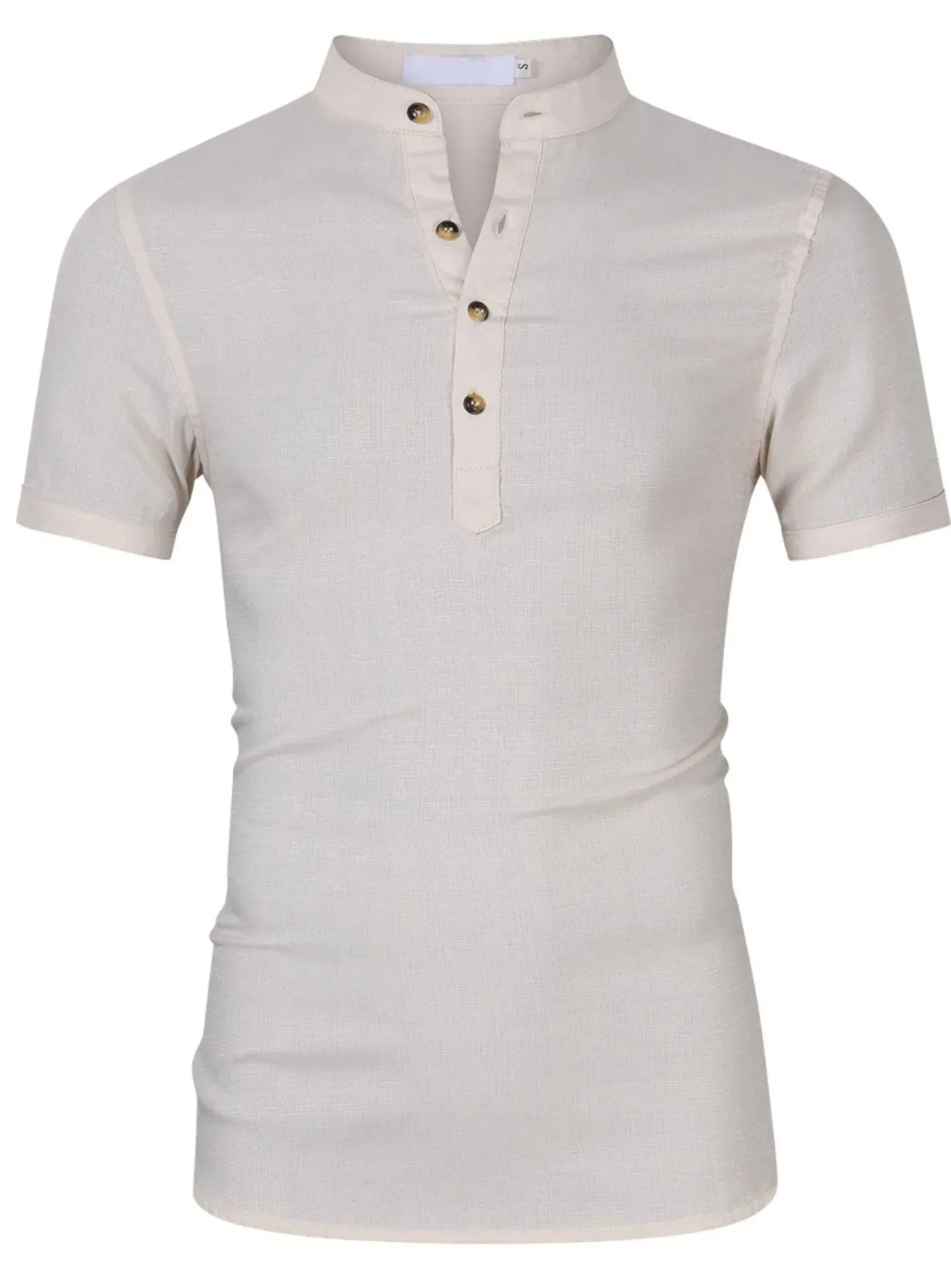 Men's Collar Neck Short Sleeve Polo Shirt sold by Gigi Laurent product image thumbnail 5