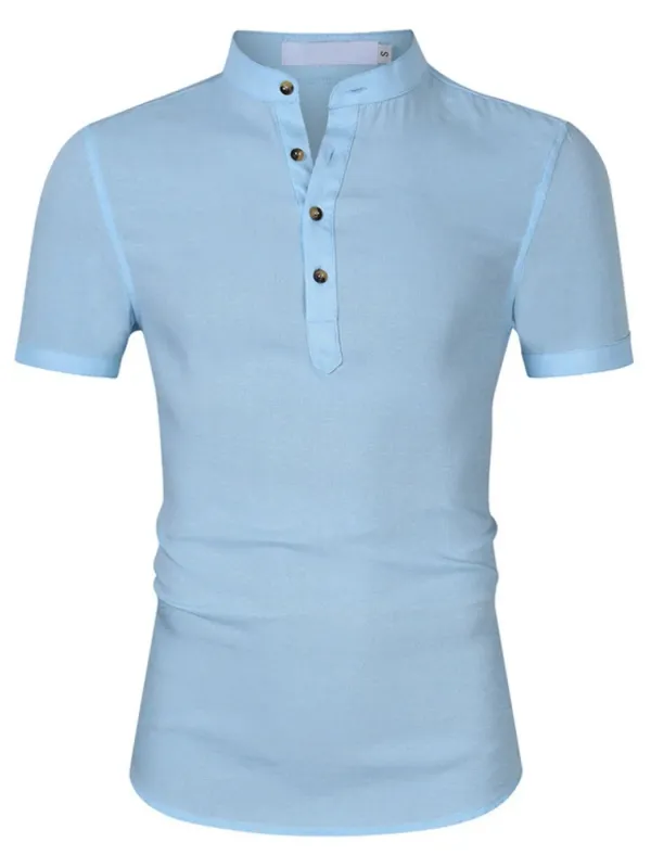 Men's Collar Neck Short Sleeve Polo Shirt sold by Gigi Laurent