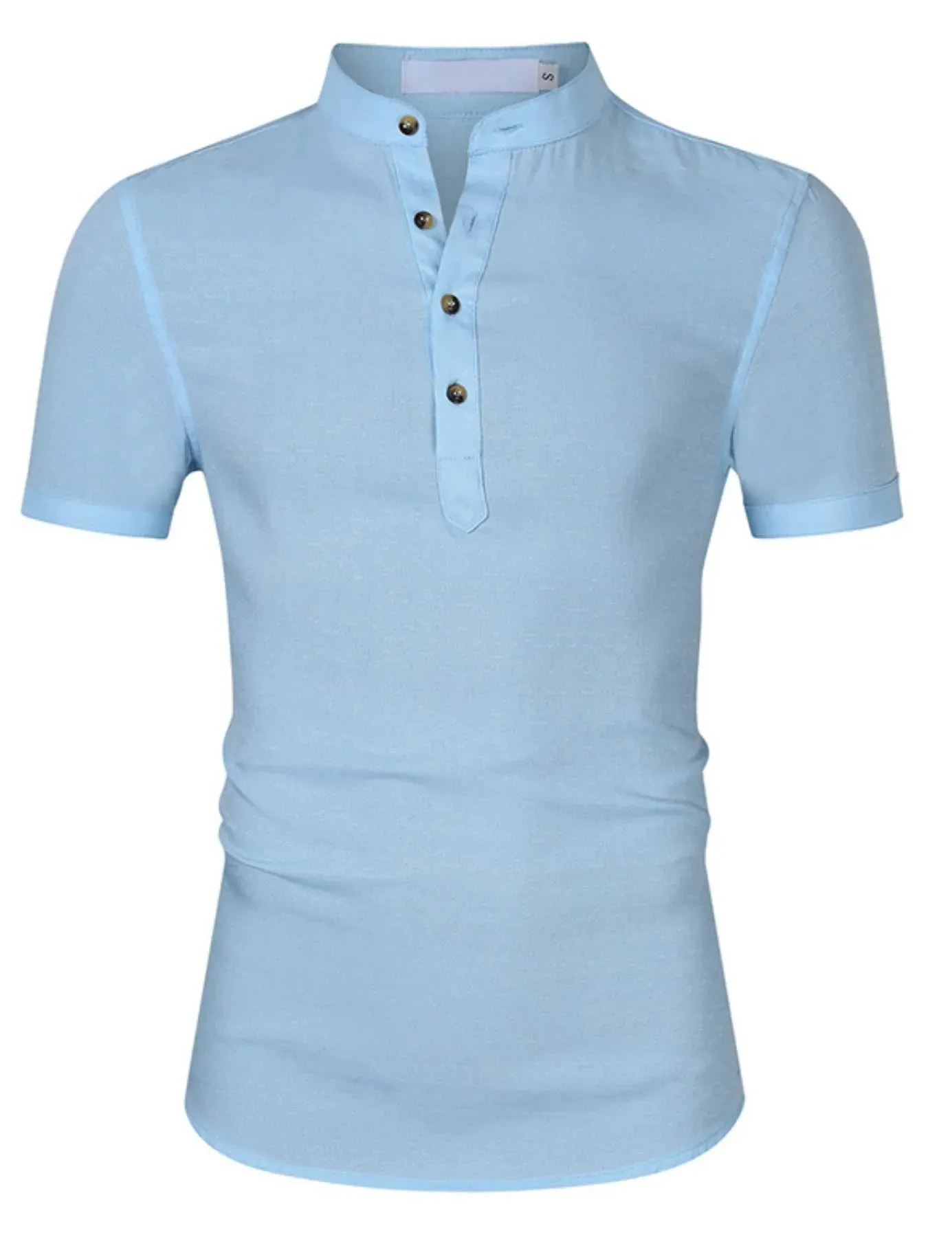 Men's Collar Neck Short Sleeve Polo Shirt sold by Gigi Laurent