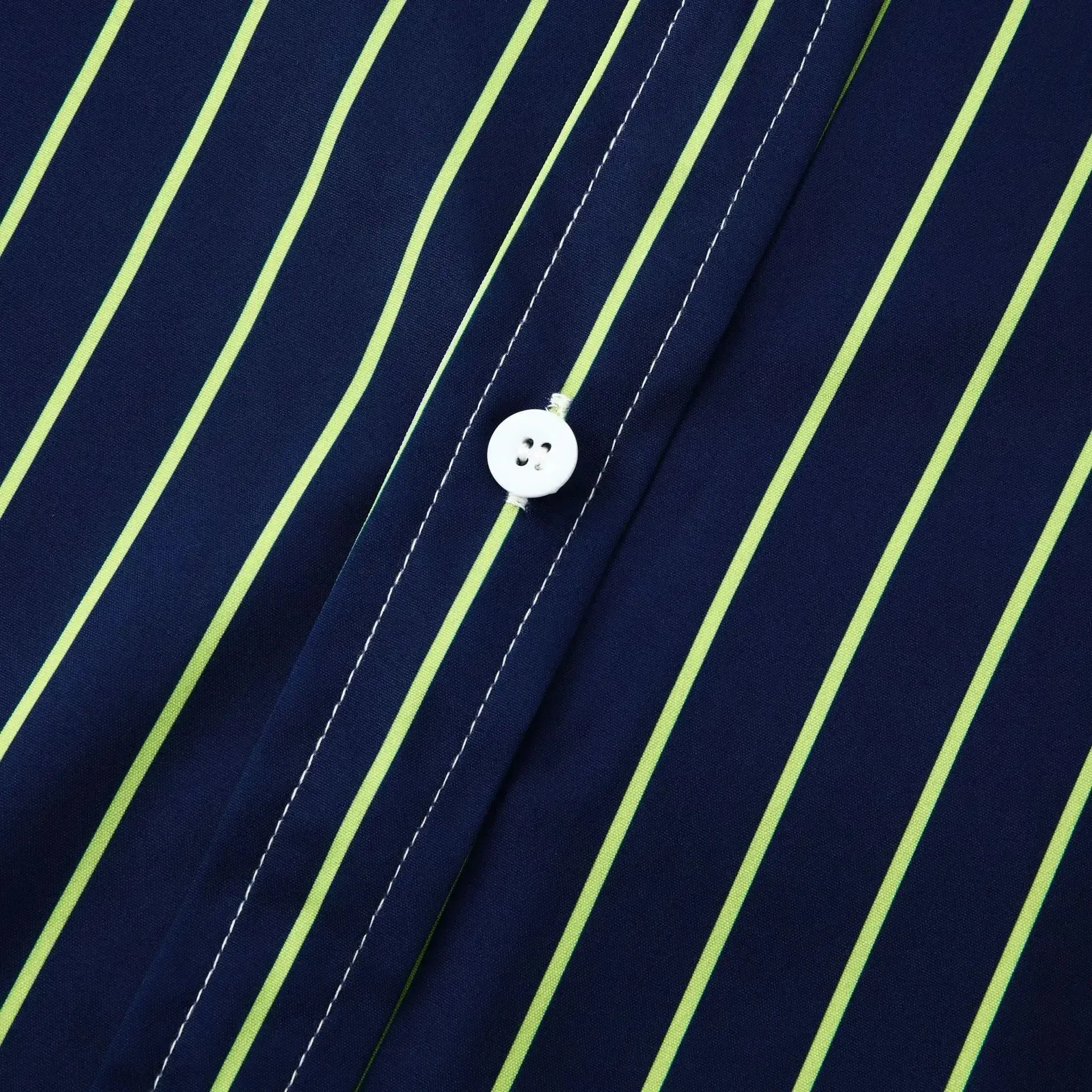 Men's Striped Button-Down Shirt sold by Gigi Laurent product image thumbnail 4
