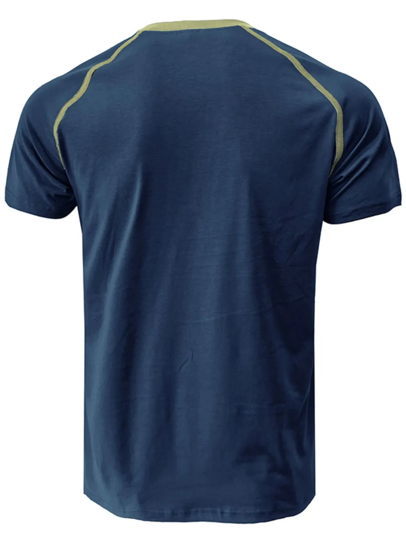 Men's Contrast Stitch Polo Shirt with Chest Pocket sold by Gigi Laurent product image thumbnail 4