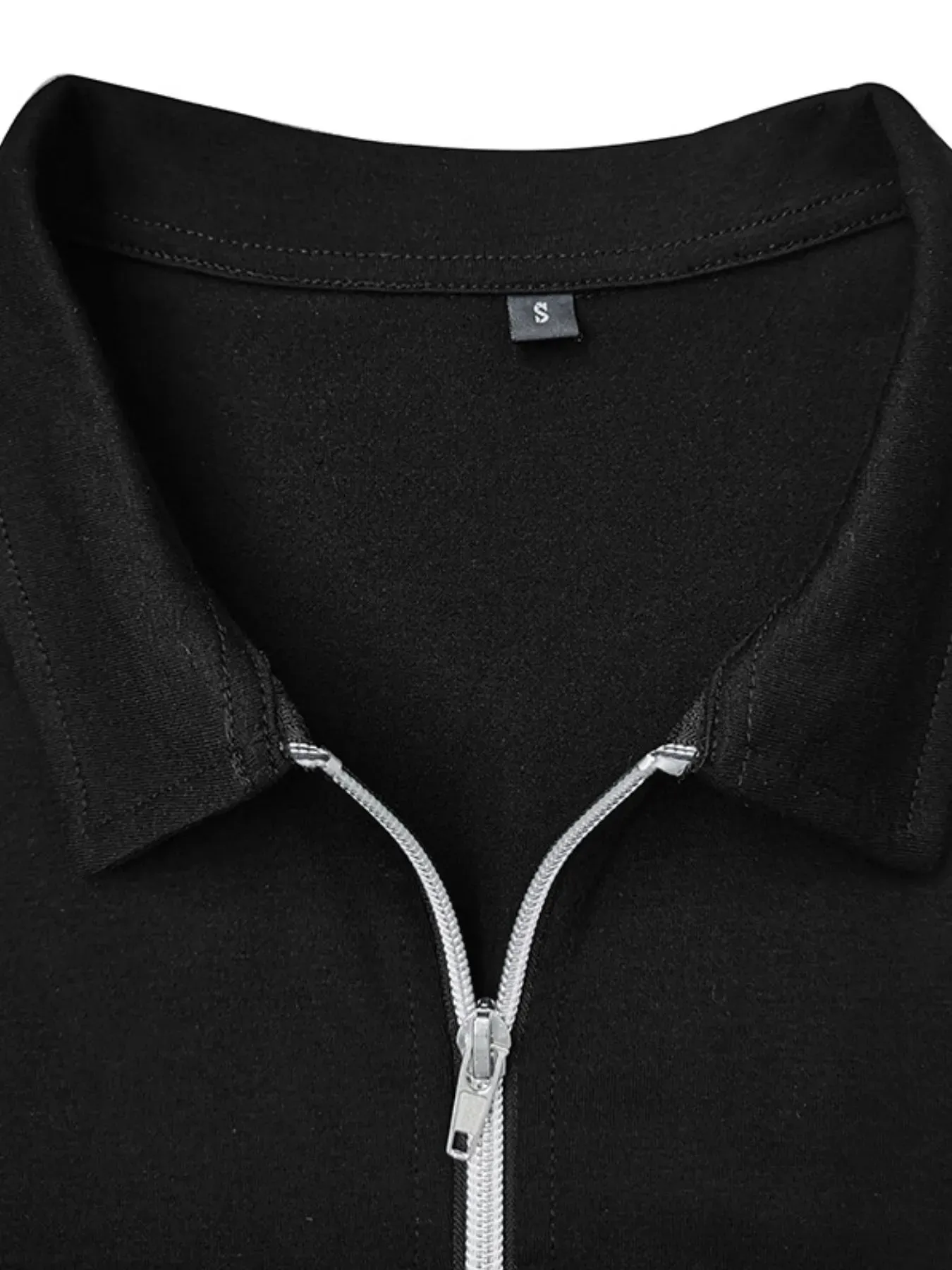 Men's Color Block Long Sleeve Polo Shirt sold by Gigi Laurent product image thumbnail 4