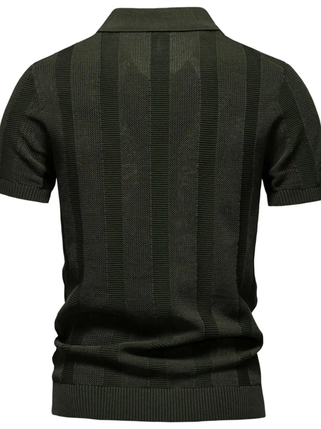 Men's Classic Short Sleeve Knit Polo Shirt sold by Gigi Laurent product image thumbnail 2