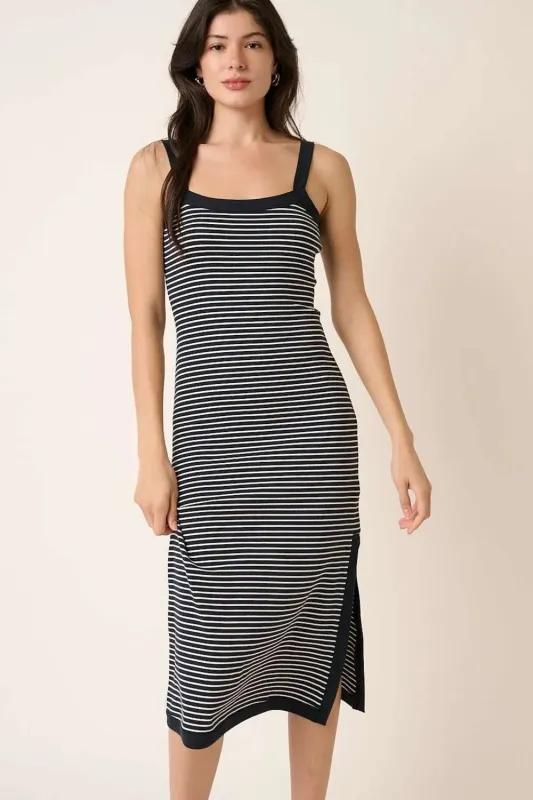 Mittoshop Contrast Striped Midi Cami Dress sold by Gigi Laurent