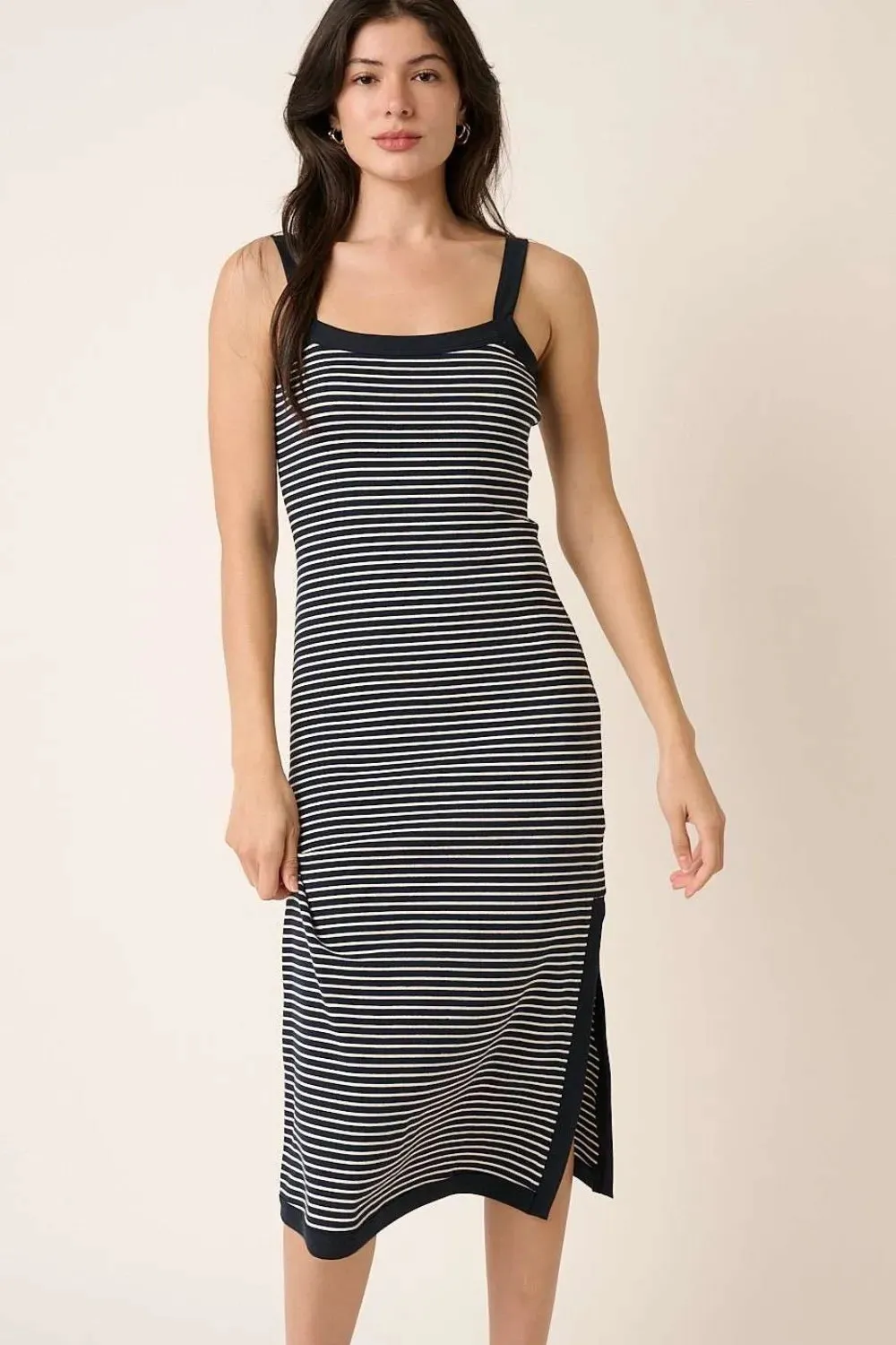 Mittoshop Contrast Striped Midi Cami Dress sold by Gigi Laurent
