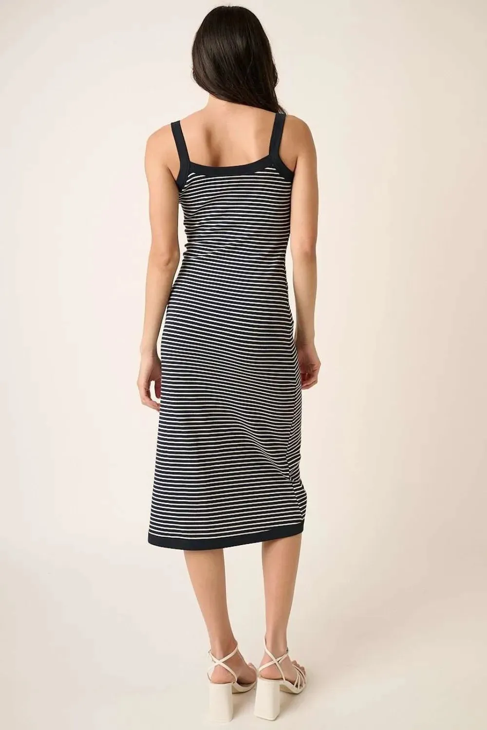 Mittoshop Contrast Striped Midi Cami Dress sold by Gigi Laurent product image thumbnail 2