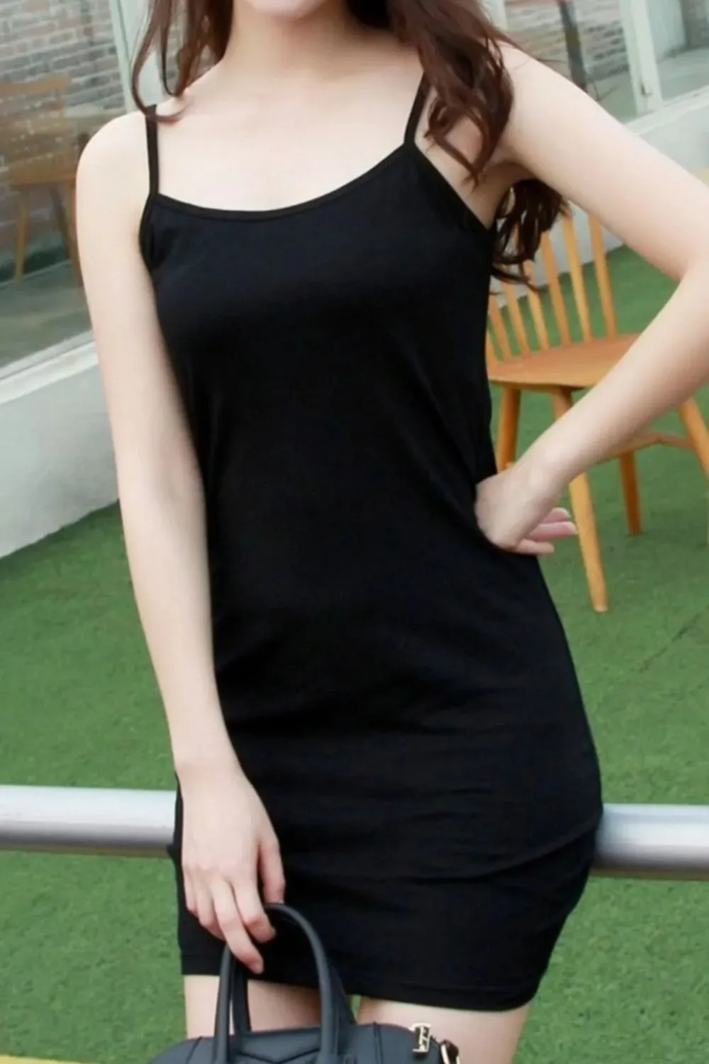 Scoop Neck Mini Cami Dress sold by Gigi Laurent product image thumbnail 3