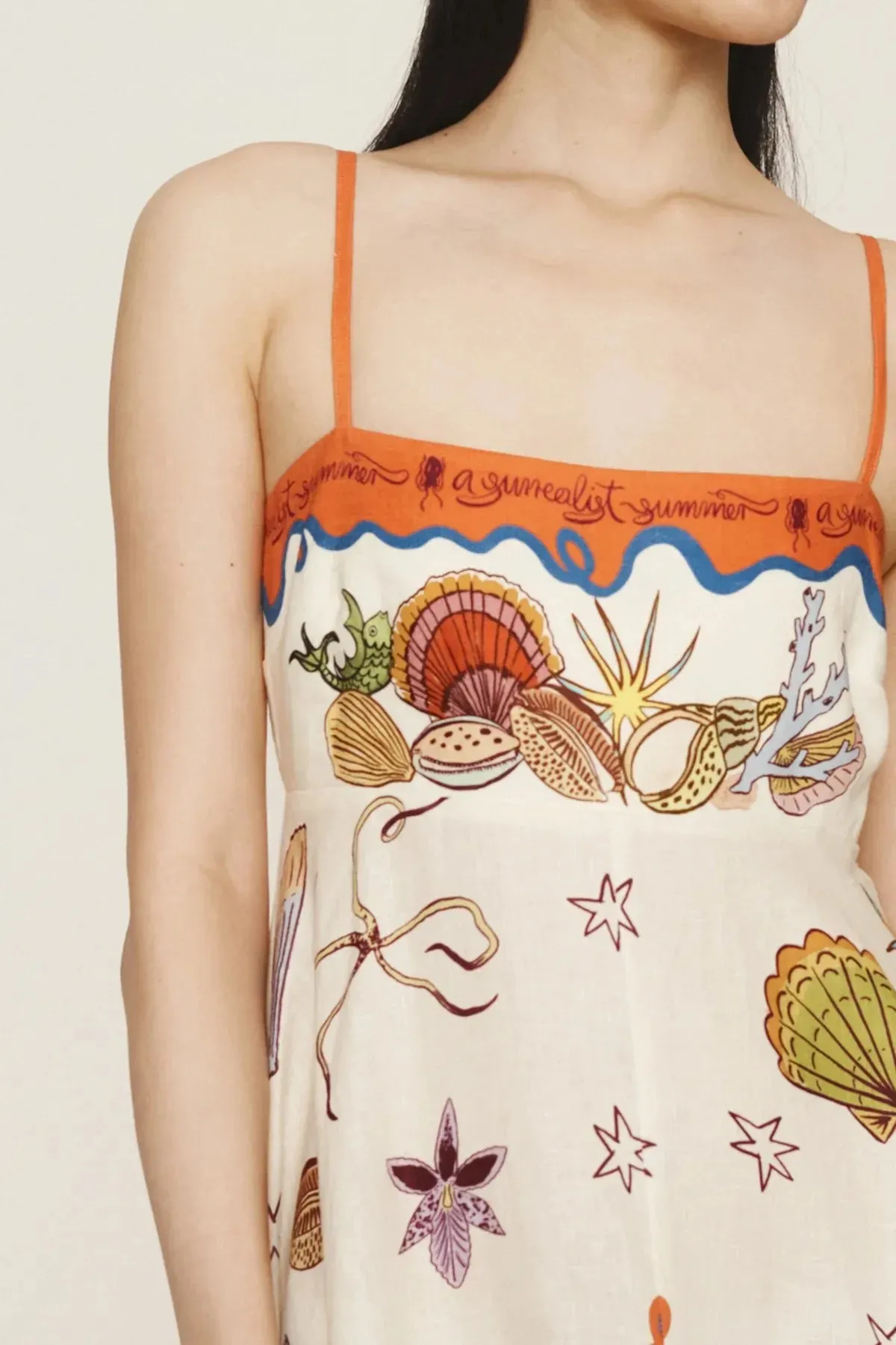 Printed Square Neck Maxi Cami Dress sold by Gigi Laurent product image thumbnail 2