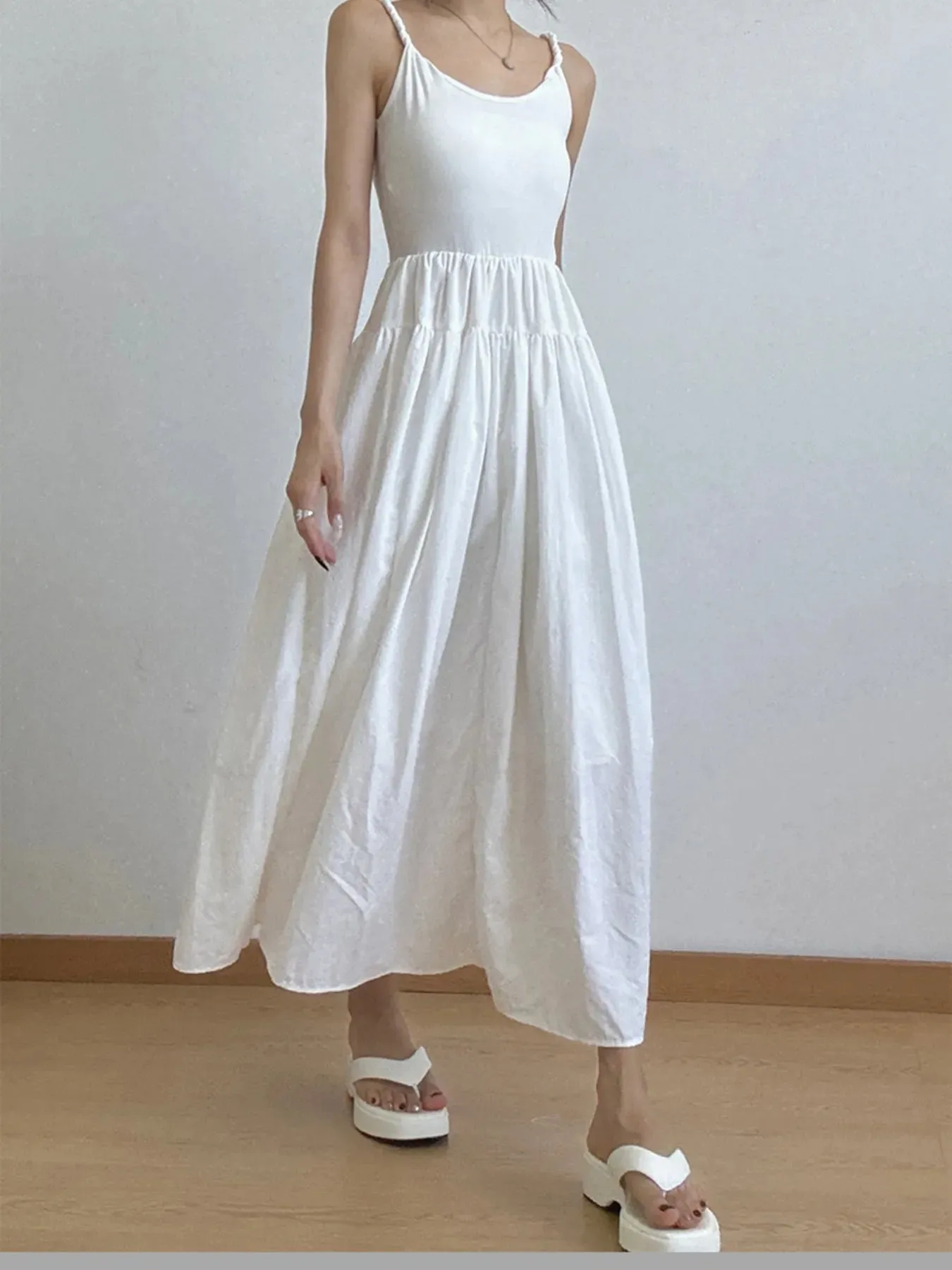 Casual Scoop Neck Cami Dress sold by Gigi Laurent product image thumbnail 3