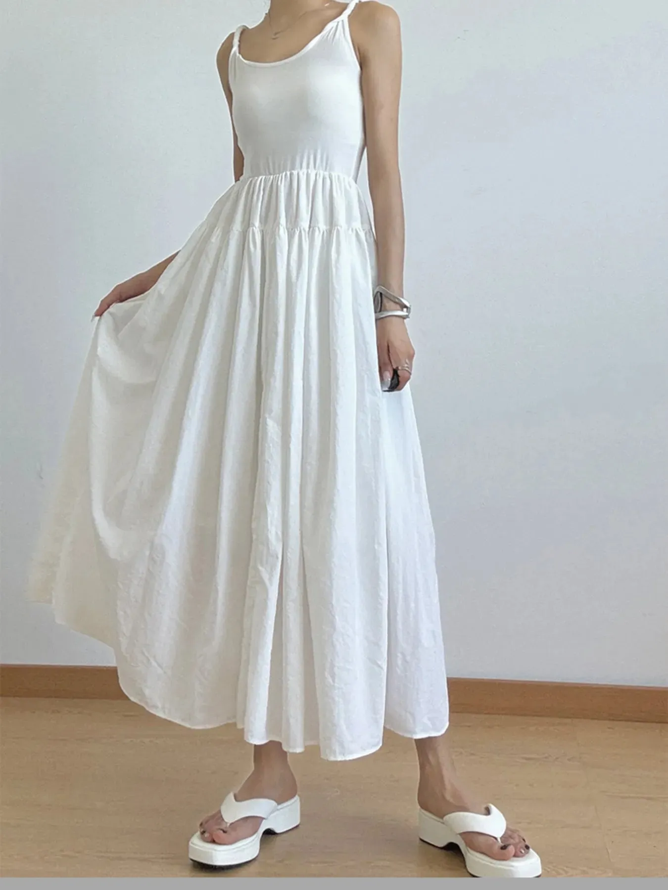 Casual Scoop Neck Cami Dress sold by Gigi Laurent product image thumbnail 4