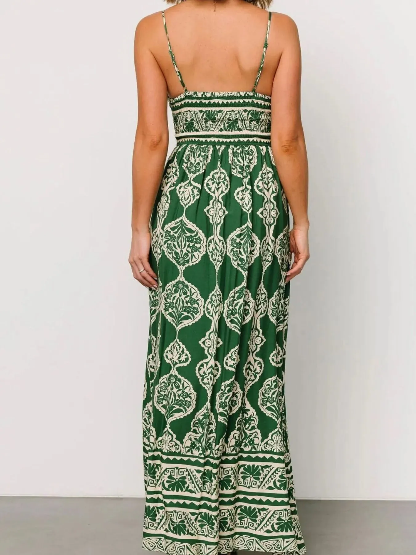 Printed V-Neck Maxi Cami Dress sold by Gigi Laurent product image thumbnail 2