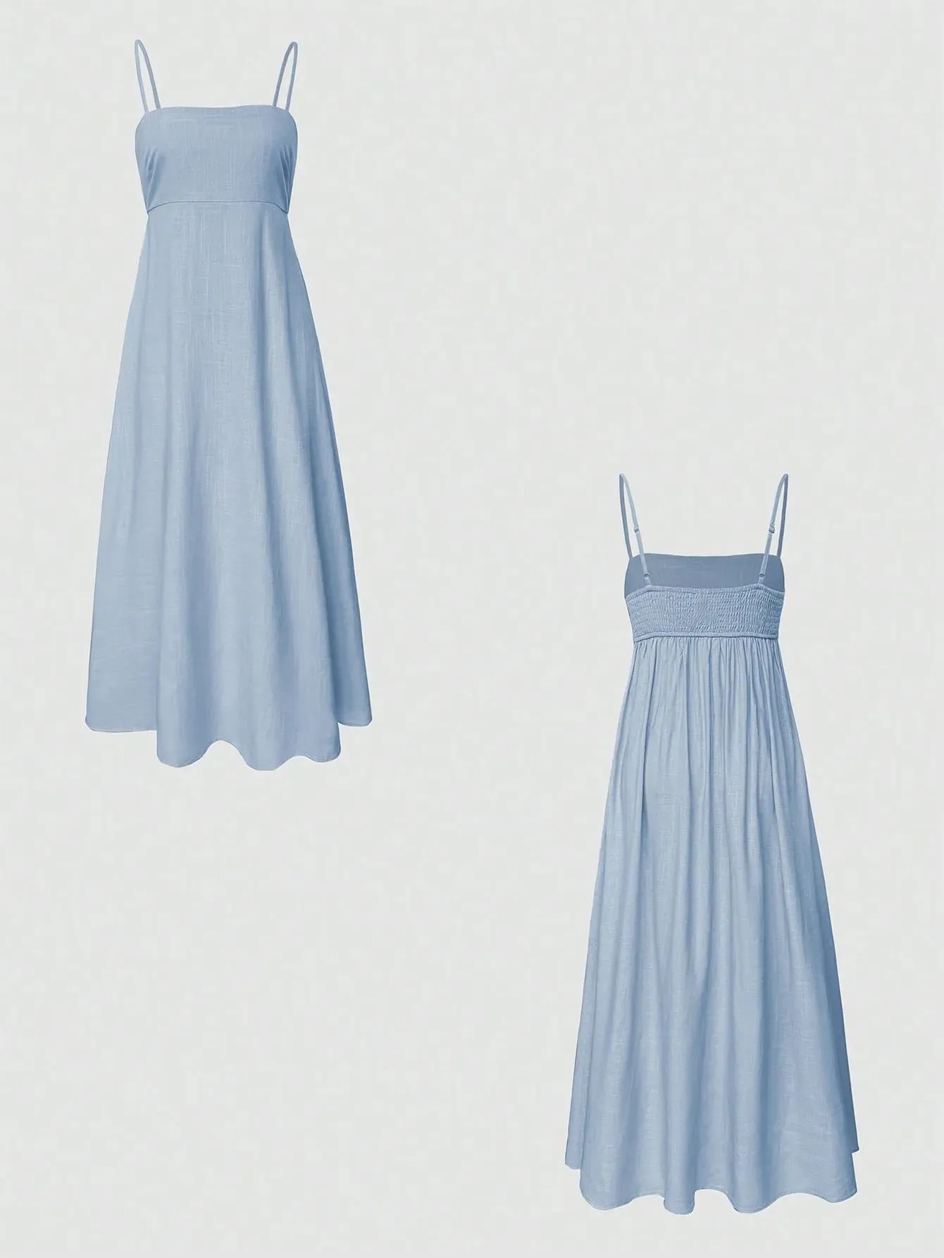 Smocked Square Neck Cami Dress sold by Gigi Laurent product image thumbnail 4