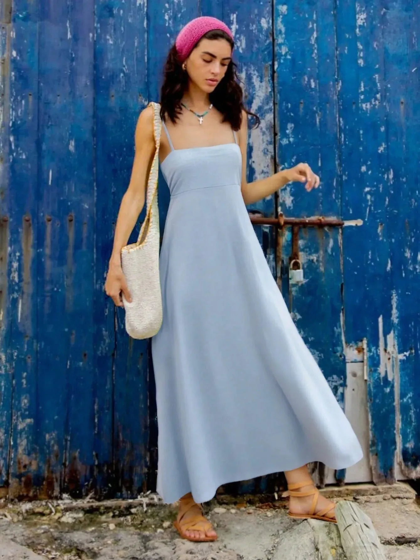 Smocked Square Neck Cami Dress sold by Gigi Laurent product image thumbnail 2