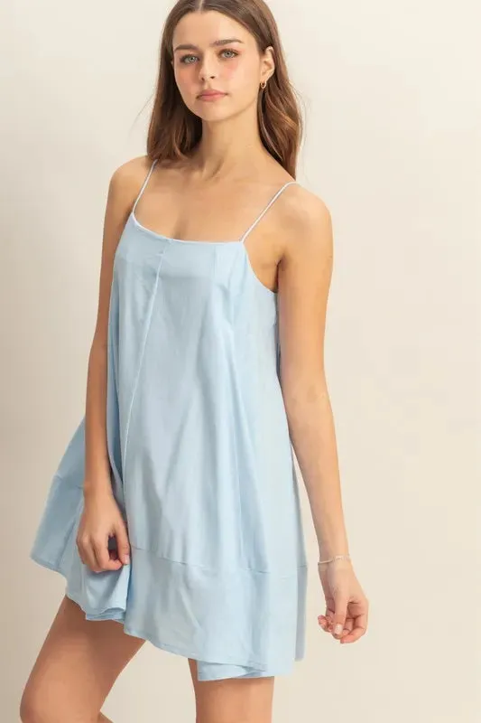 HYFVE A-Line Flowy Mini Cami Dress with Pockets sold by Gigi Laurent product image thumbnail 2