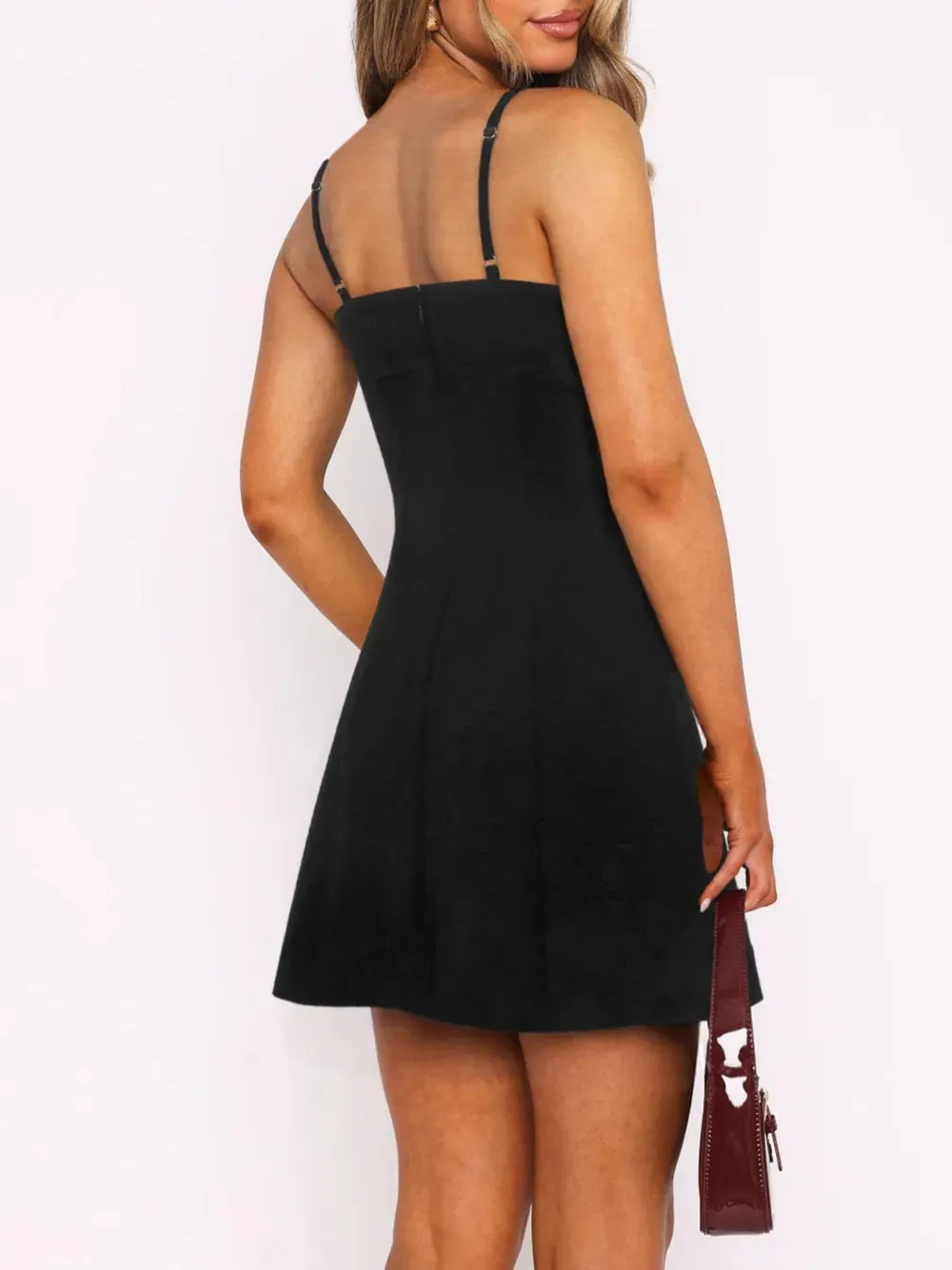 Contrast Mini Cami Dress sold by Gigi Laurent product image thumbnail 3