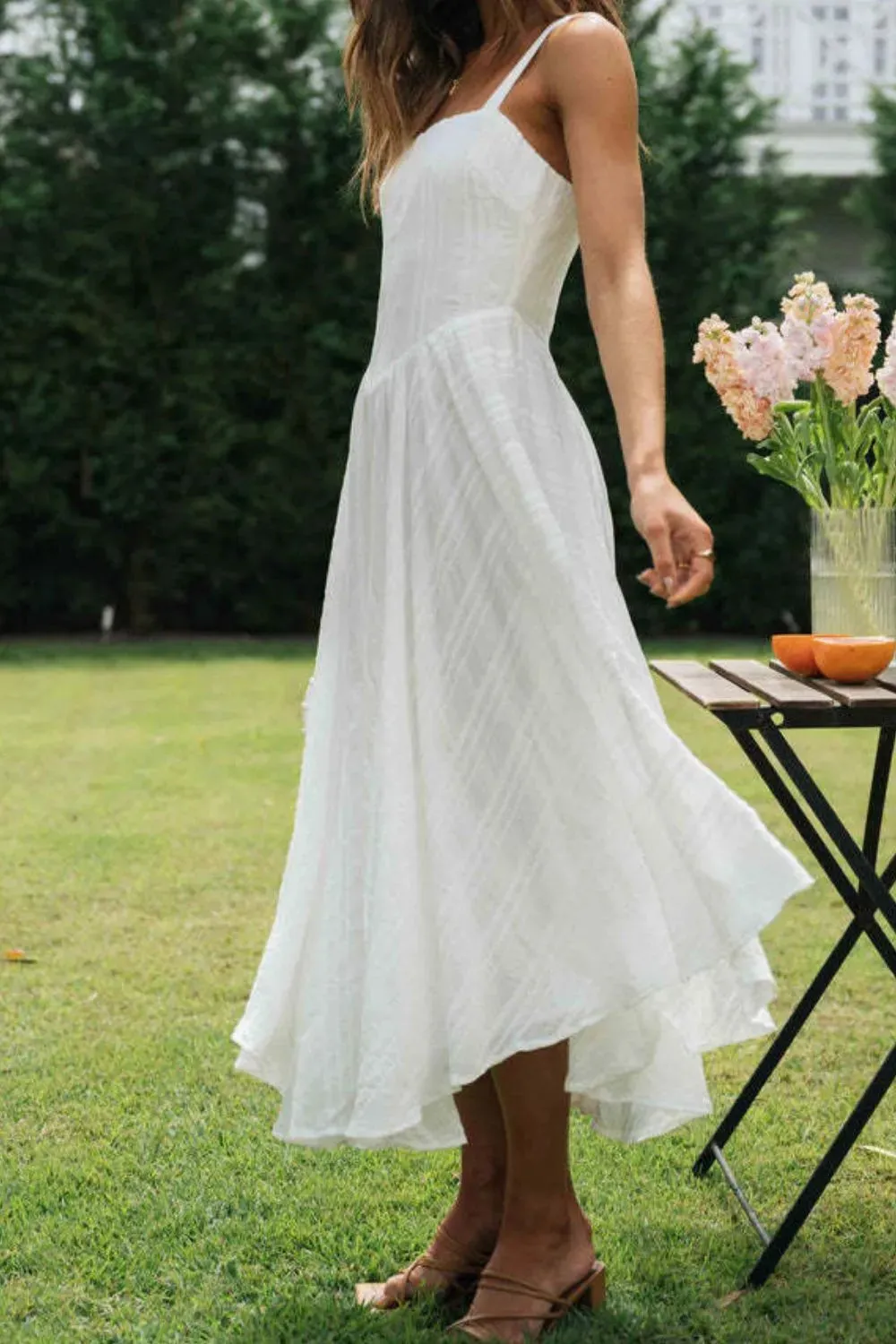 Square Neck Midi Cami Dress sold by Gigi Laurent product image thumbnail 3