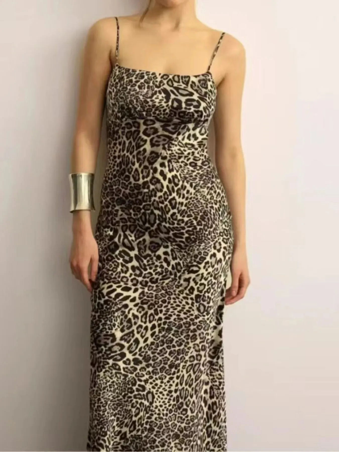 Leopard Print Cami Maxi Dress sold by Gigi Laurent product image thumbnail 4