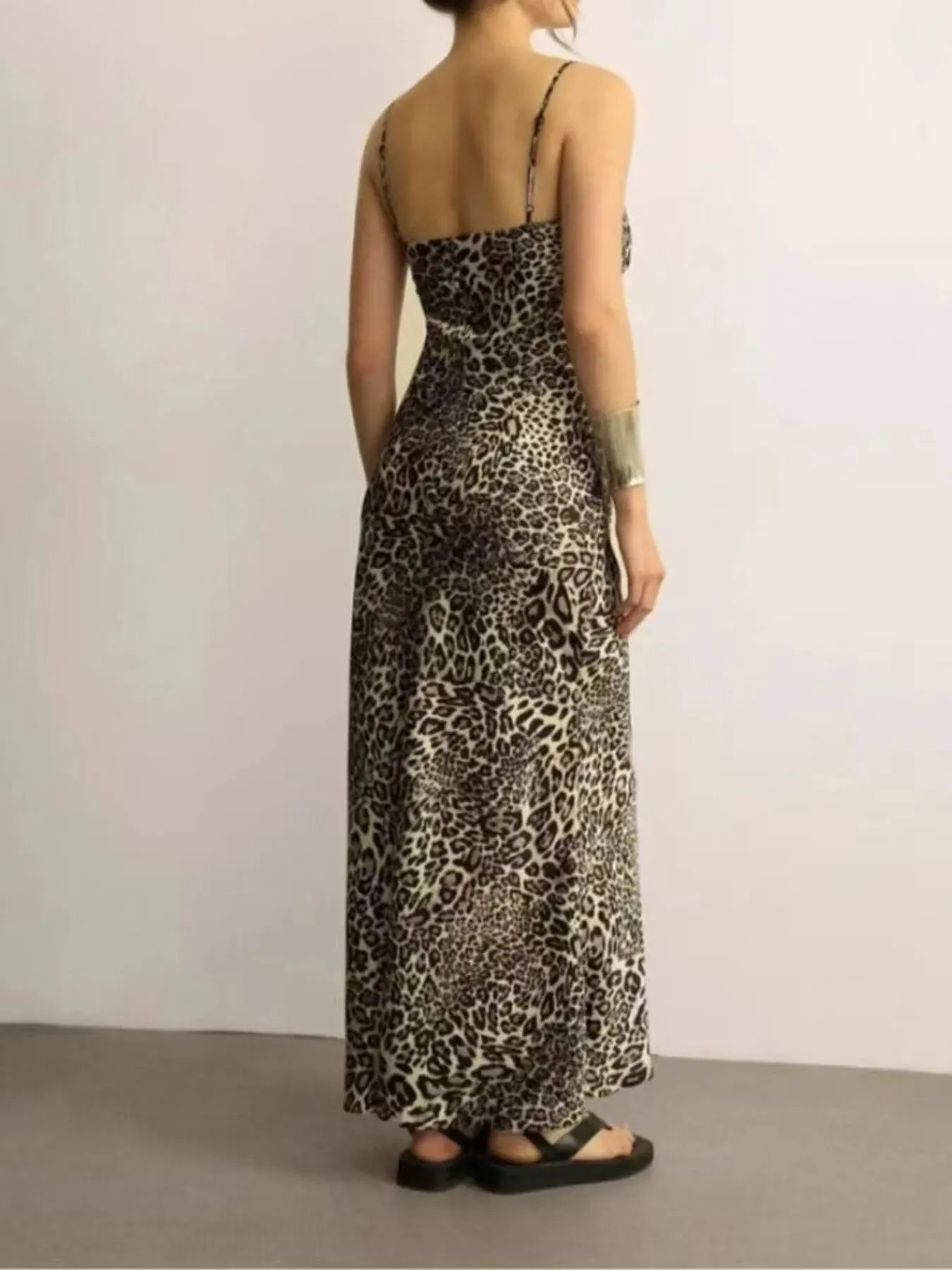 Leopard Print Cami Maxi Dress sold by Gigi Laurent product image thumbnail 2