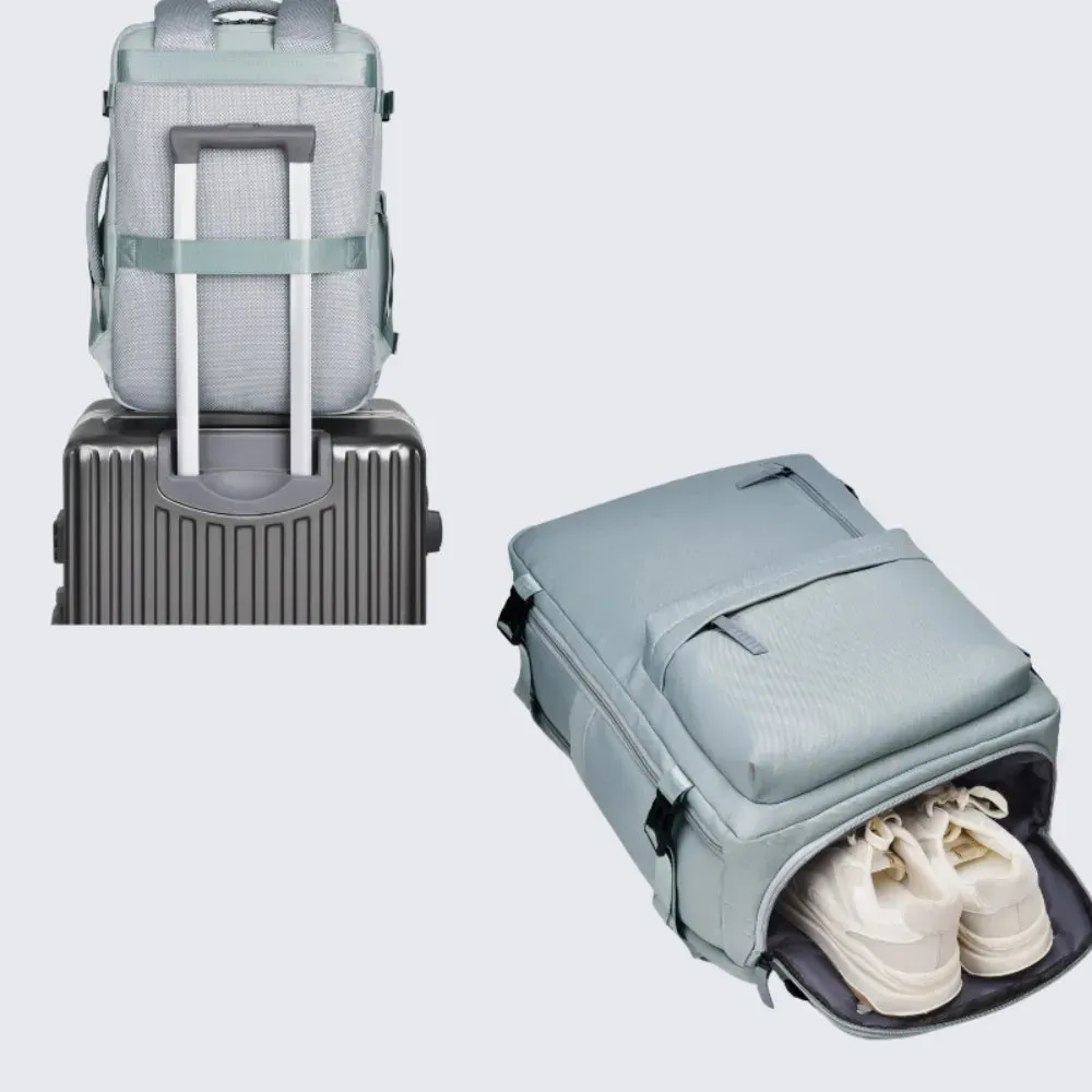 Oxford Cloth Side Pockets Backpack Bag with Handles sold by Gigi Laurent product image thumbnail 3