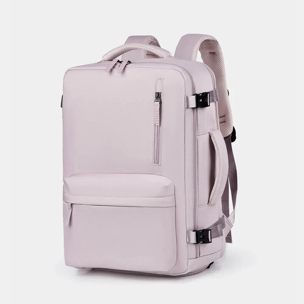 Oxford Cloth Side Pockets Backpack Bag with Handles sold by Gigi Laurent product image thumbnail 5