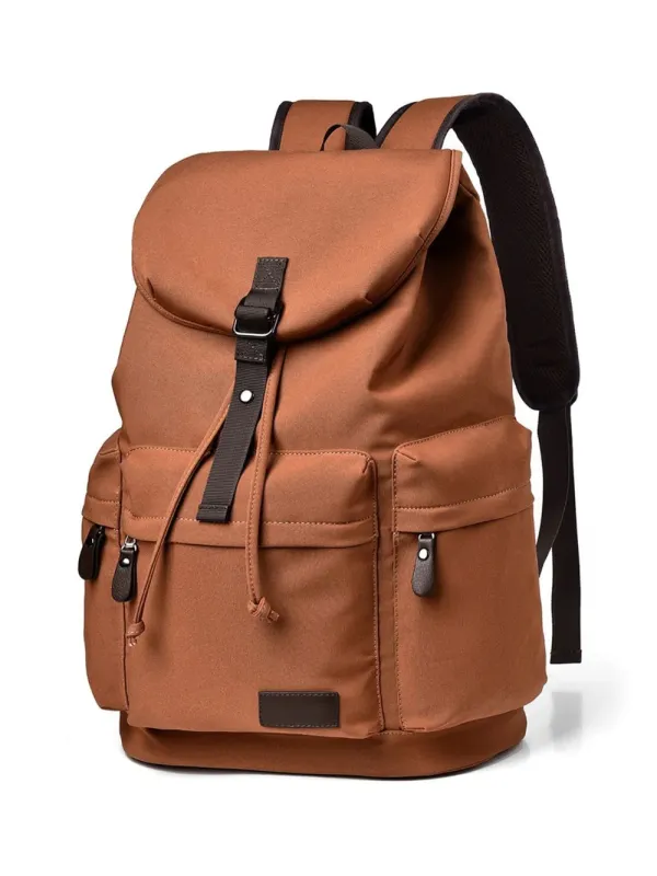 Multi Pockets Adjustable Strap Canvas Backpack Bag sold by Gigi Laurent