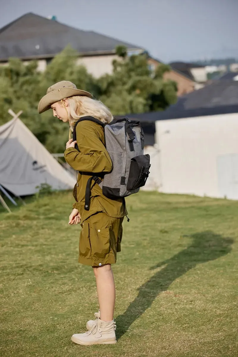 Himawari Waterproof Canvas Backpack Bag with Handles sold by Gigi Laurent product image thumbnail 2