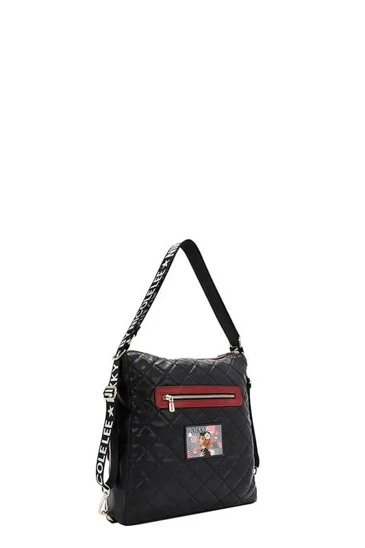 Nicole Lee USA Convertible Adjustable Strap Backpack Bag sold by Gigi Laurent product image thumbnail 5