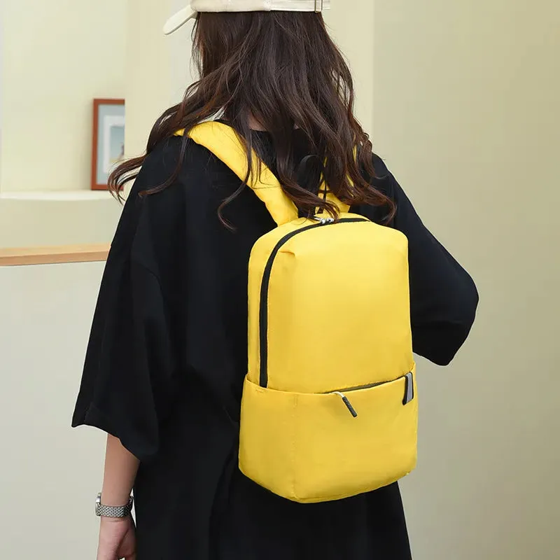 Solid Color Nylon Backpack Bag sold by Gigi Laurent