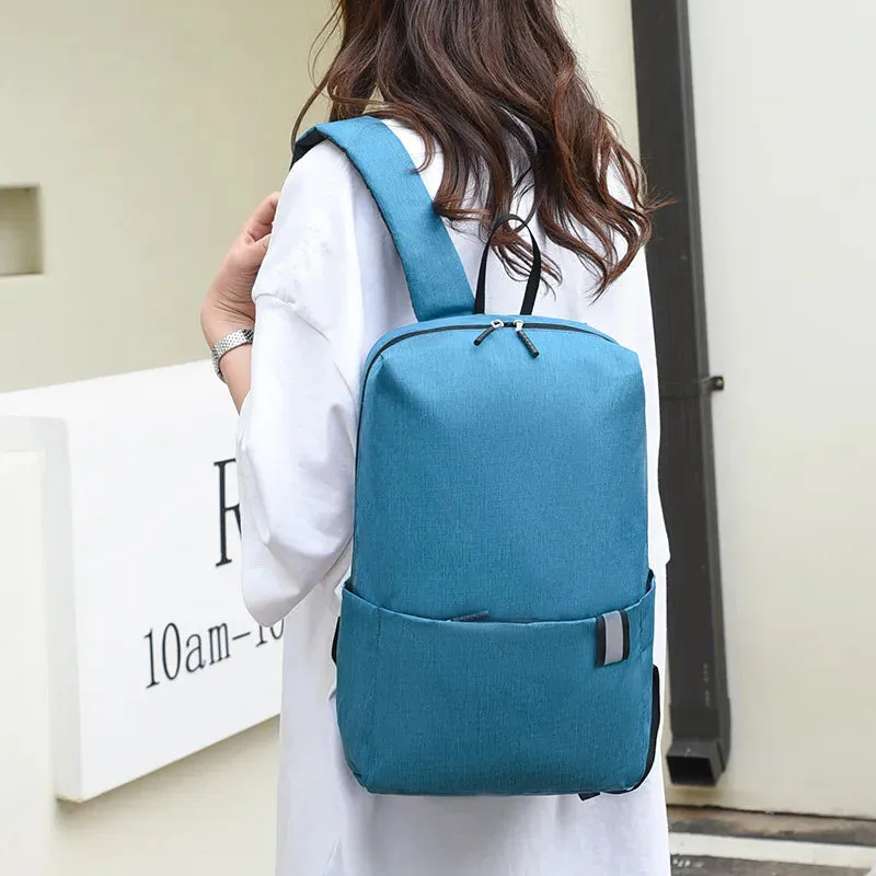Solid Color Nylon Backpack Bag sold by Gigi Laurent product image thumbnail 5