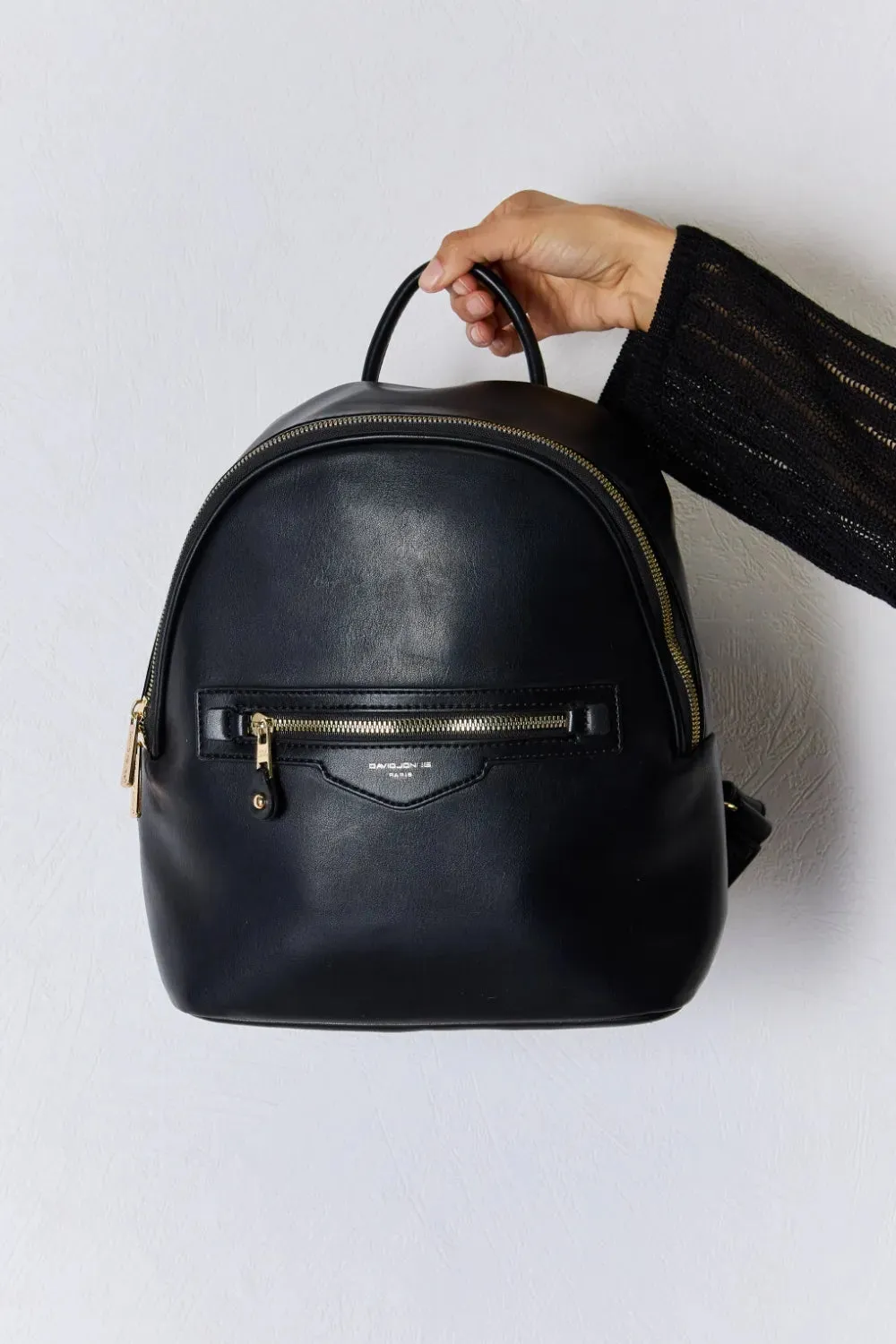 David Jones PU Leather Backpack sold by Gigi Laurent product image thumbnail 4