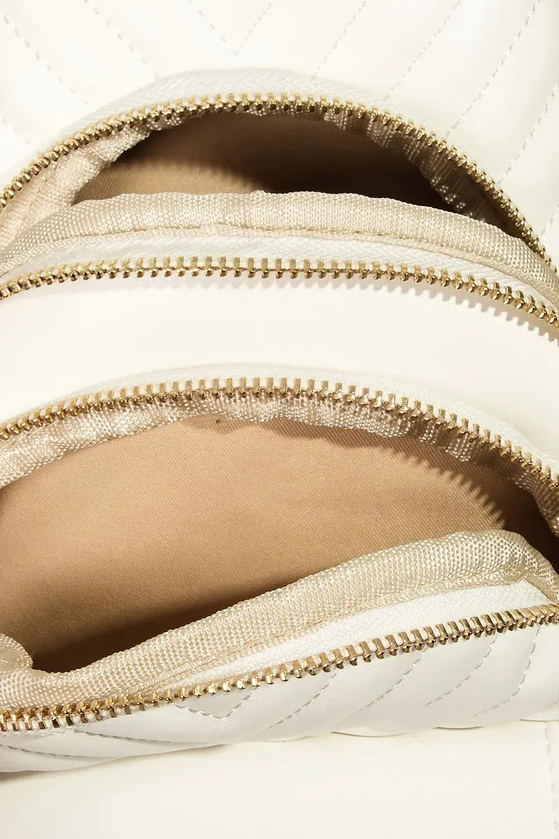 Fame Faux Leather Cushioned Sling Bag sold by Gigi Laurent product image thumbnail 2