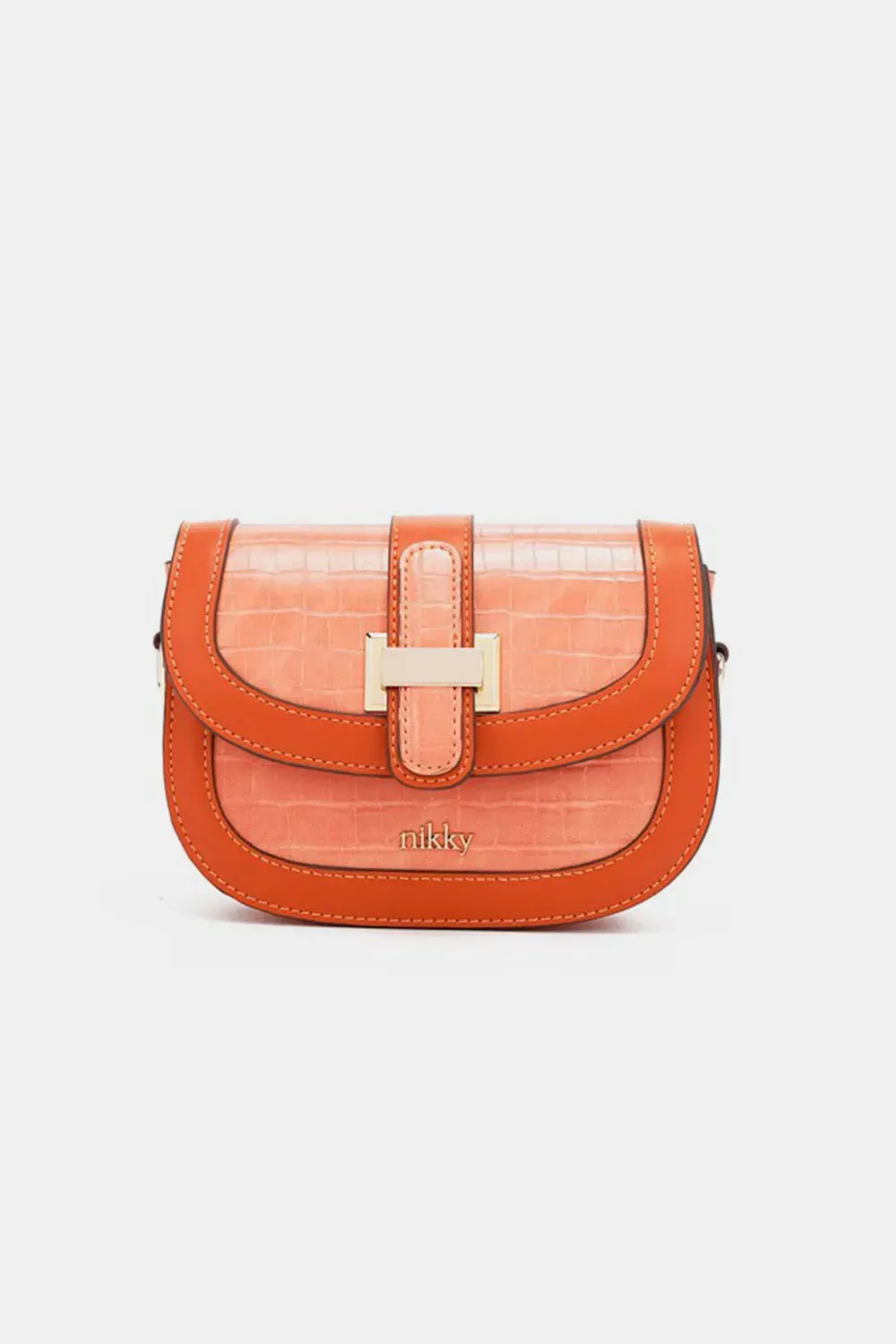 Nicole Lee USA Croc Embossed Crossbody Bag sold by Gigi Laurent product image thumbnail 3