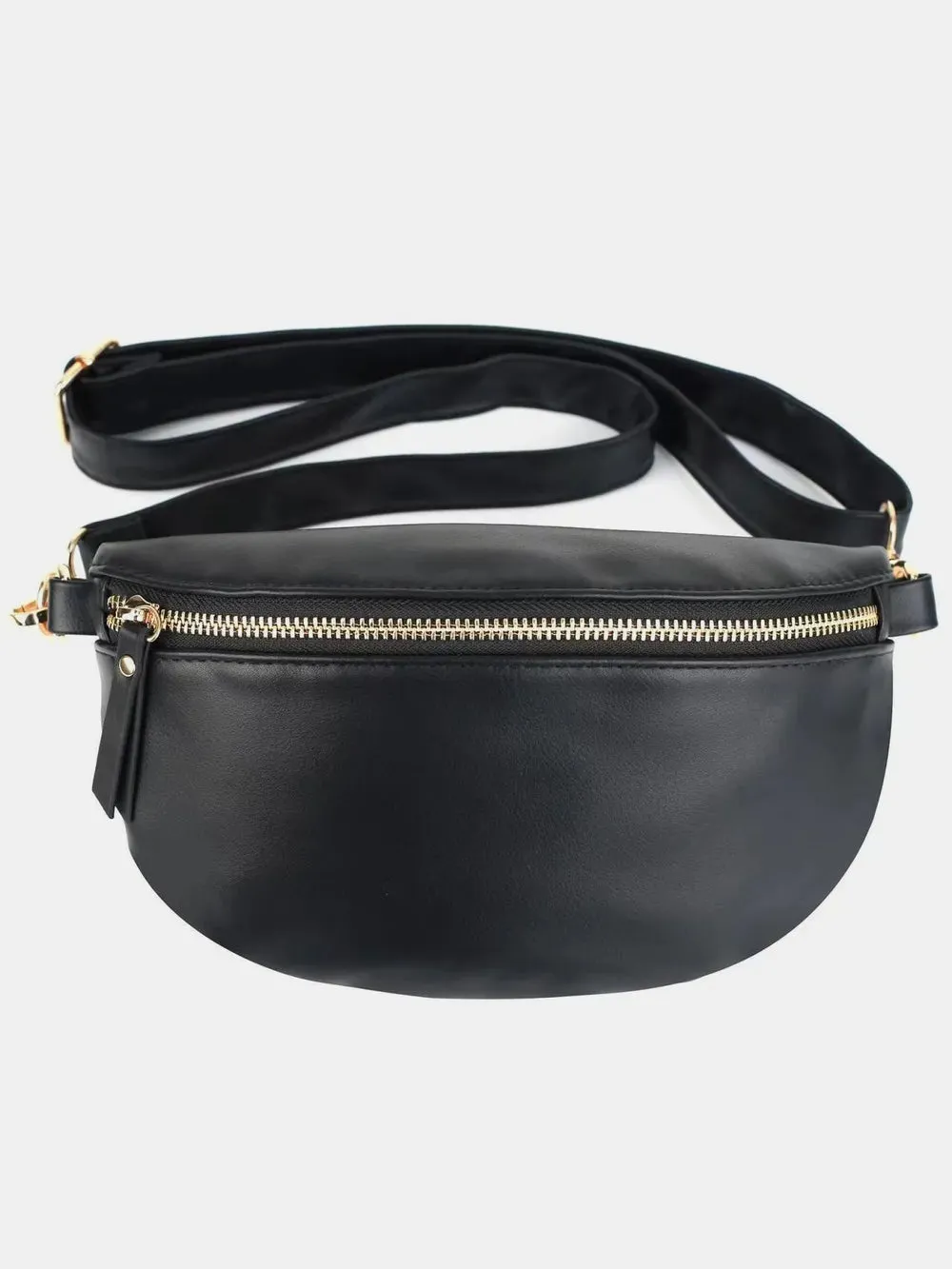 PU Leather Adjustable Strap Crossbody Bag sold by Gigi Laurent