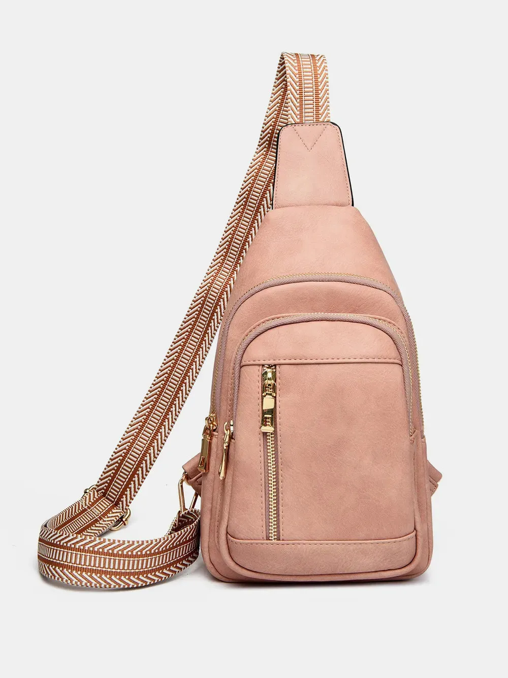 PU Leather Adjustable Strap Crossbody Bag sold by Gigi Laurent