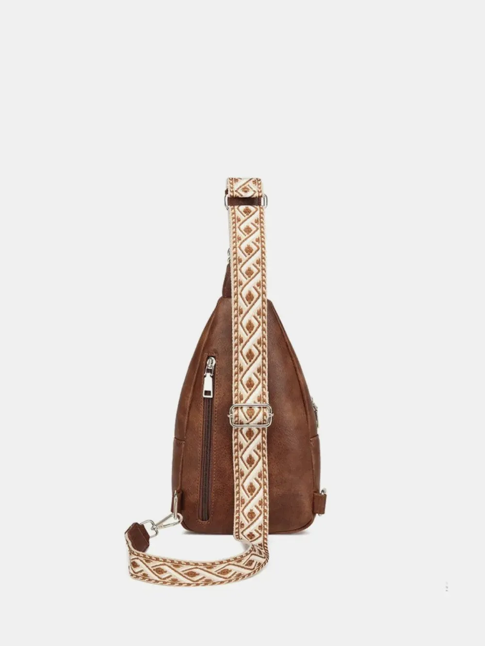 PU Leather Crossbody Bag with Two Detachable Strap sold by Gigi Laurent product image thumbnail 4