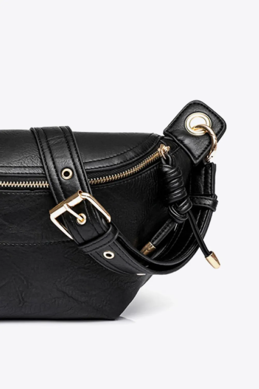 PU Leather Chain Strap Crossbody Bag sold by Gigi Laurent product image thumbnail 3