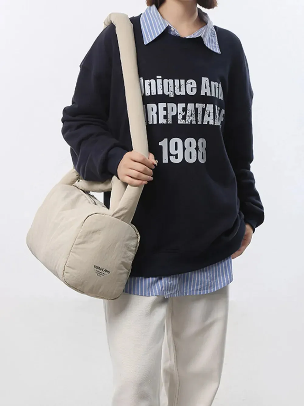 Puffy Nylon Medium Crossbody Bag sold by Gigi Laurent product image thumbnail 3