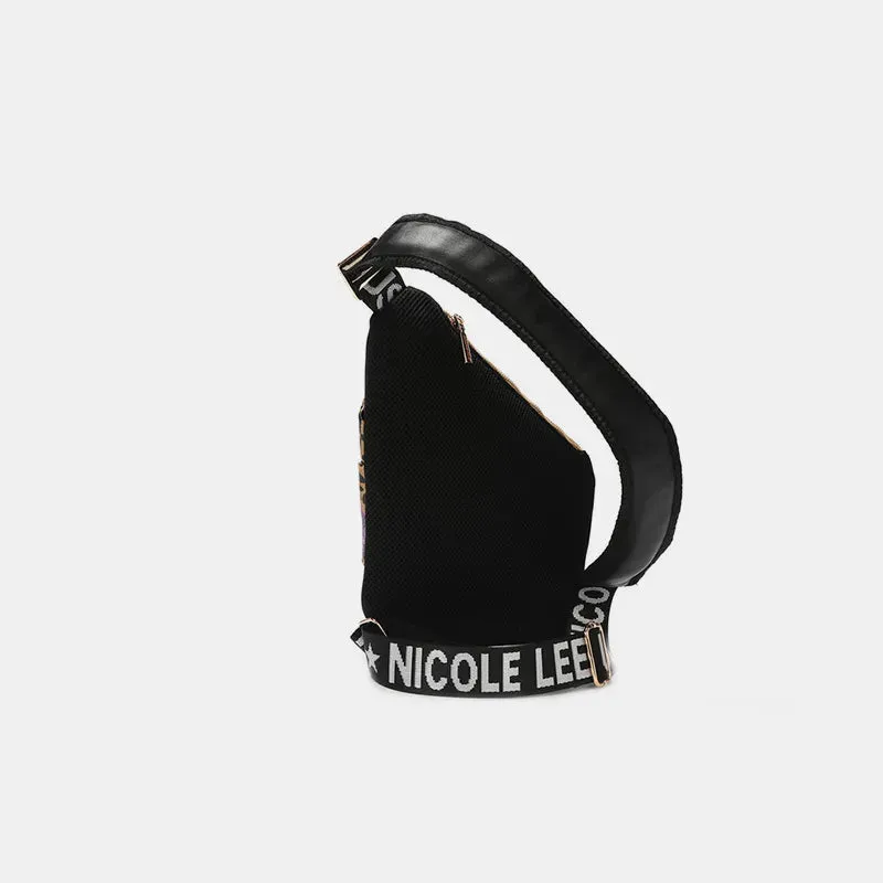 Nicole Lee USA Vegan Leather Leopard & Lip Pattern Crossbody Bag sold by Gigi Laurent product image thumbnail 2
