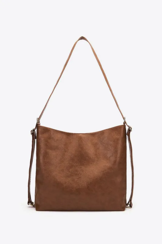 Large PU Leather Crossbody Bag sold by Gigi Laurent
