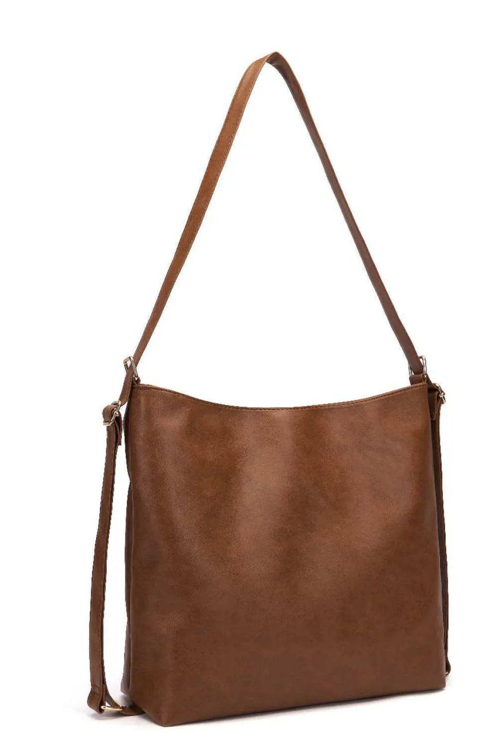Large PU Leather Crossbody Bag sold by Gigi Laurent product image thumbnail 2