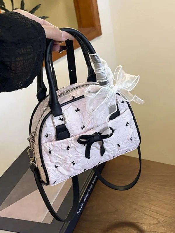 Ruched Bow Crossbody Bag sold by Gigi Laurent