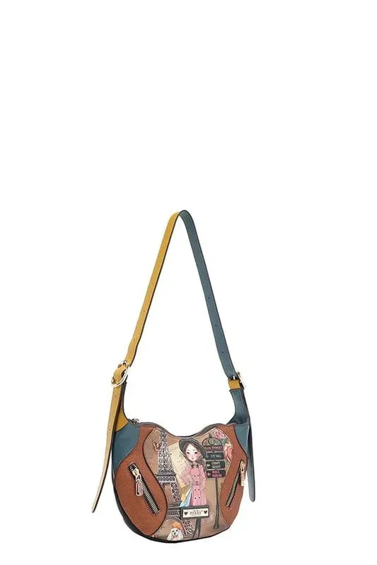 Nicole Lee USA Eco-Leather Saddle Bag sold by Gigi Laurent product image thumbnail 2