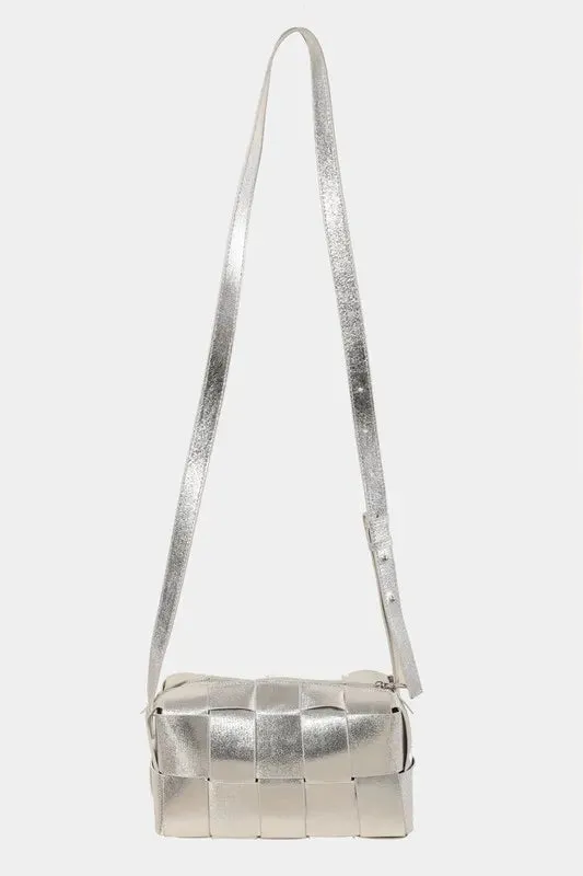 Fame Woven Crossbody Bag with Adjustable Strap sold by Gigi Laurent product image thumbnail 4